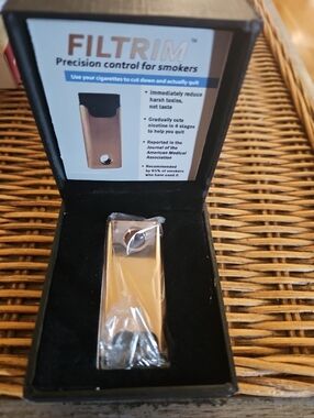 Filtrim Precision Control for Smokers - Metallic Gold Pocket Device